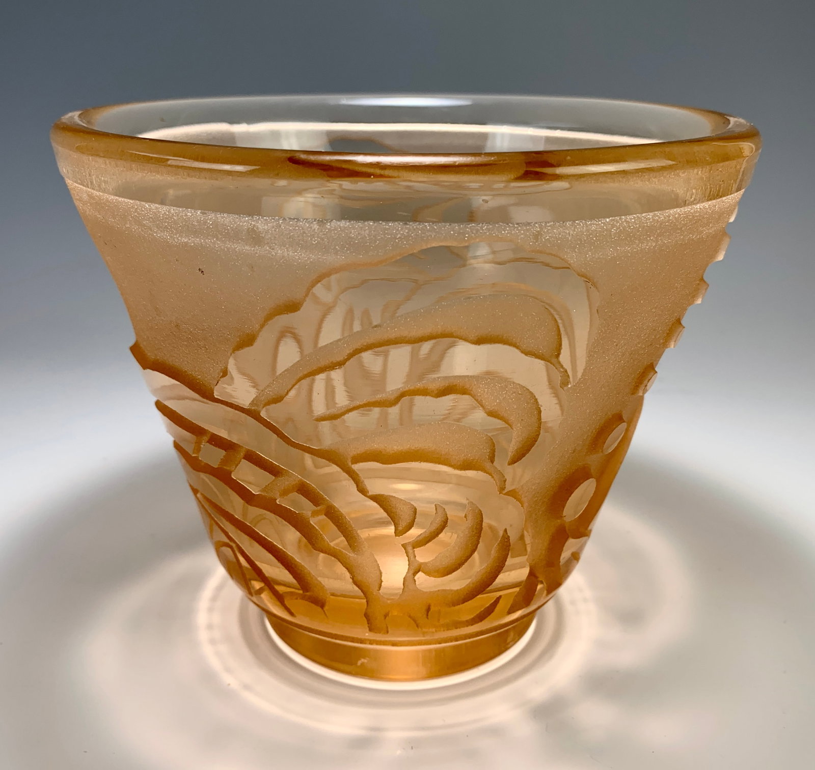 Muller Art Deco Acid Cut Vase Sgd (1 of 4)