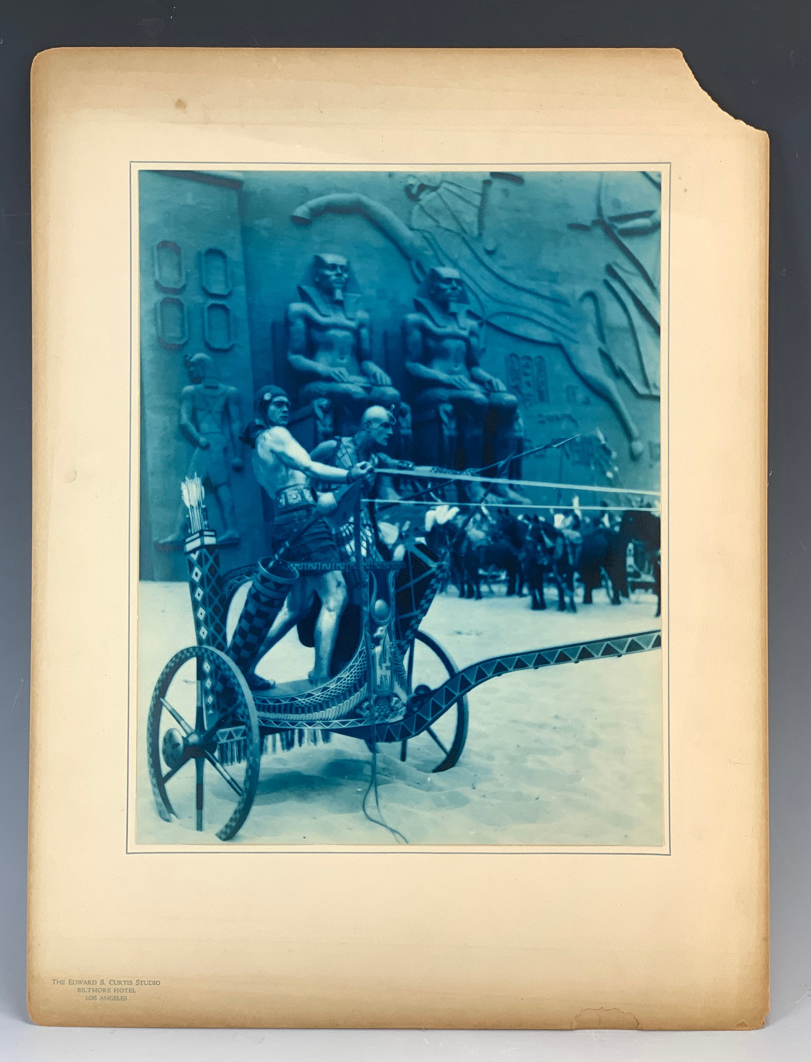 E. Curtis Gelatin Silver Bluetone Photograph (1 of 3)