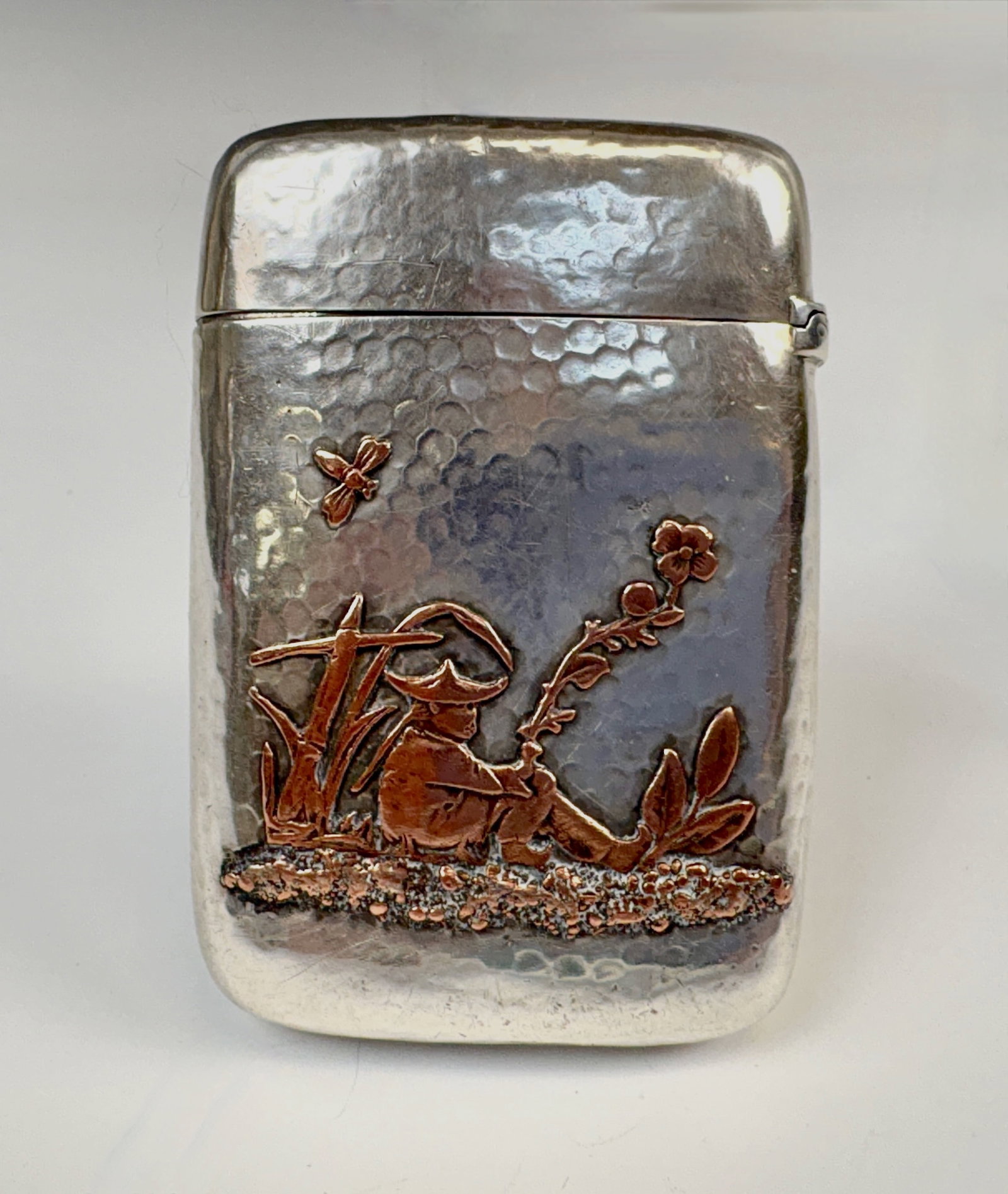 Gorham Sterling Silver Mixed Metal Cigarette Case (1 of 2)