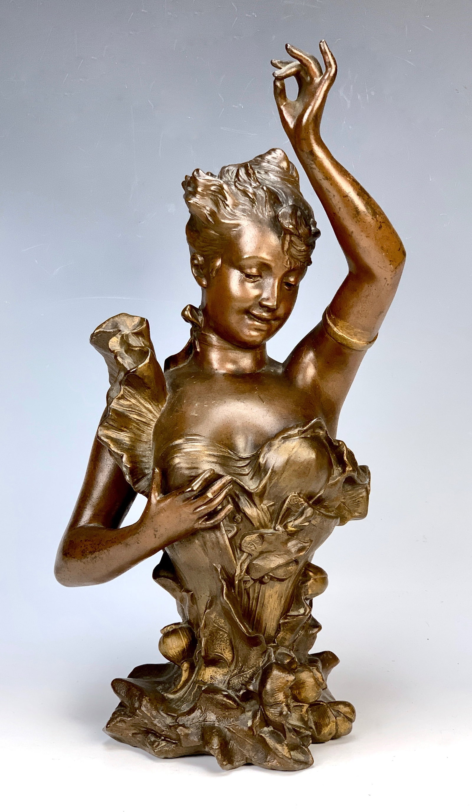 Alfred J. Foretay Erotic Art Nouveau Bust (1 of 4)