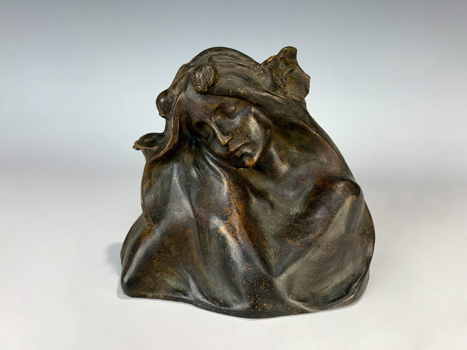 Hans Muller Art Nouveau Bronze Bust (1 of 3)