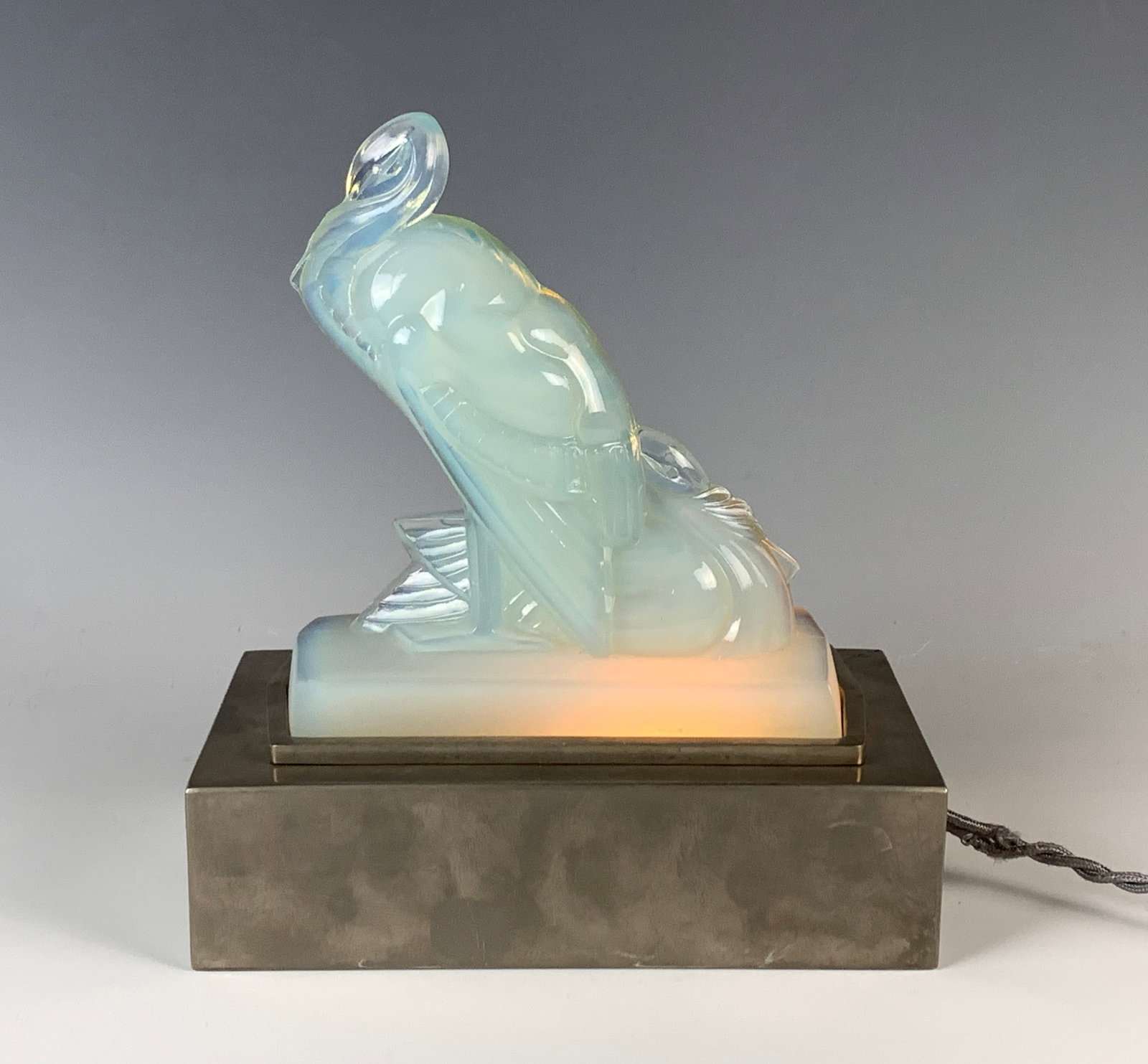 Signed Sabino Opalescent Stork Lumenaire (1 of 5)