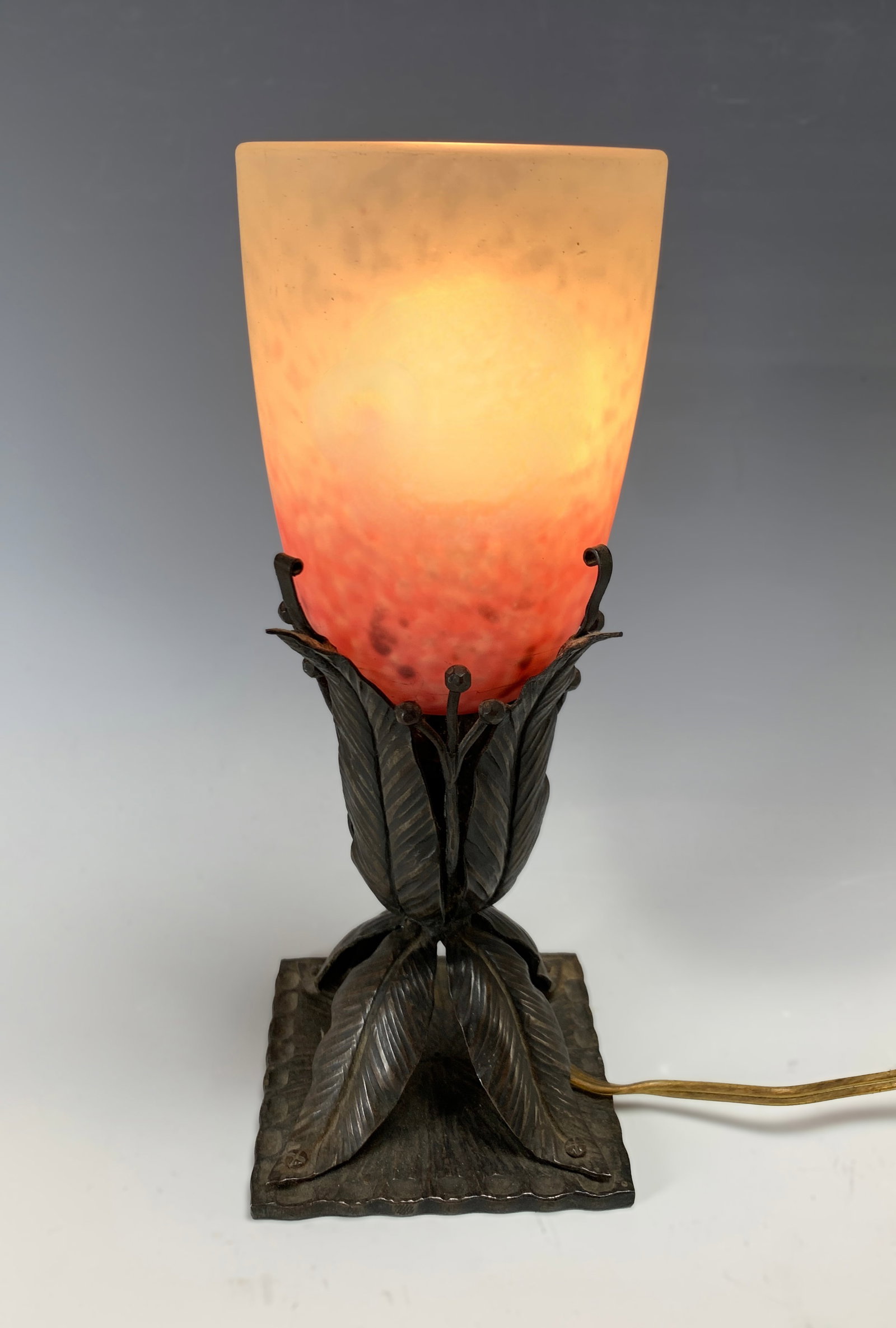 Art Deco Boudoir Lamp Signed Rethondes (1 of 3)