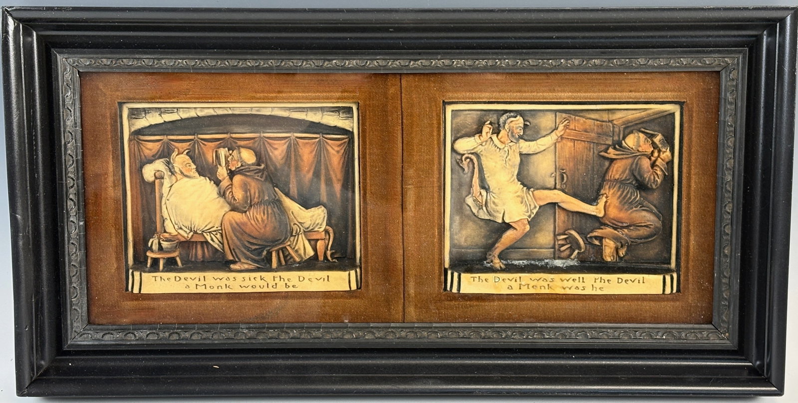 Two Humorous 3 Dimensional Devil Plaques (1 of 4)