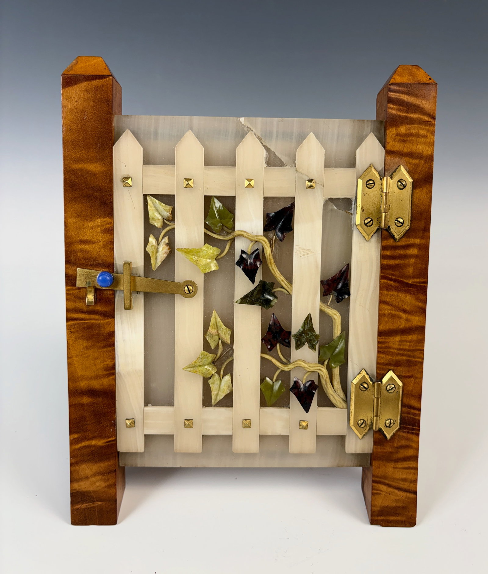 Carved Hardstone Frame w Hidden Inner Frame (1 of 5)