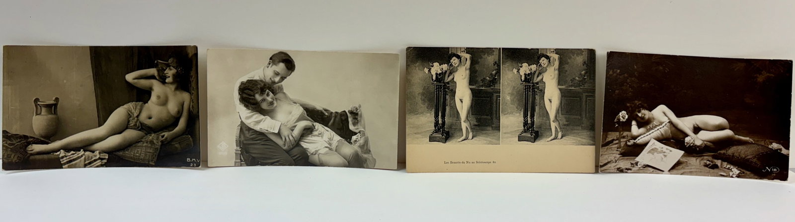 Group of 4 Vintage Nude Gelatin Photographs (1 of 6)