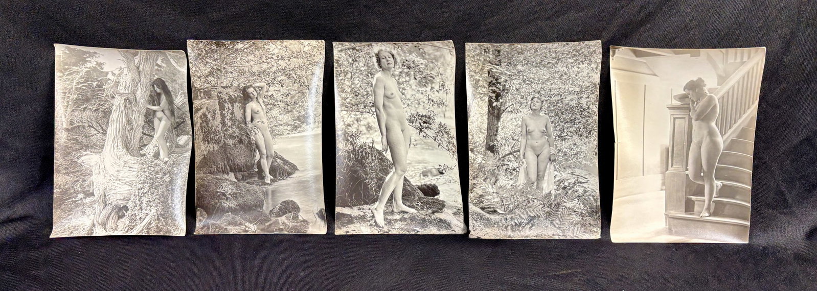 5 Silver Gelatin Nude Photographs Albert A Allen (1 of 3)