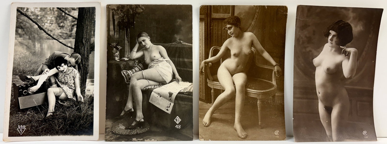 Four Vintage Silver Gelatin Nude Photographs (1 of 6)