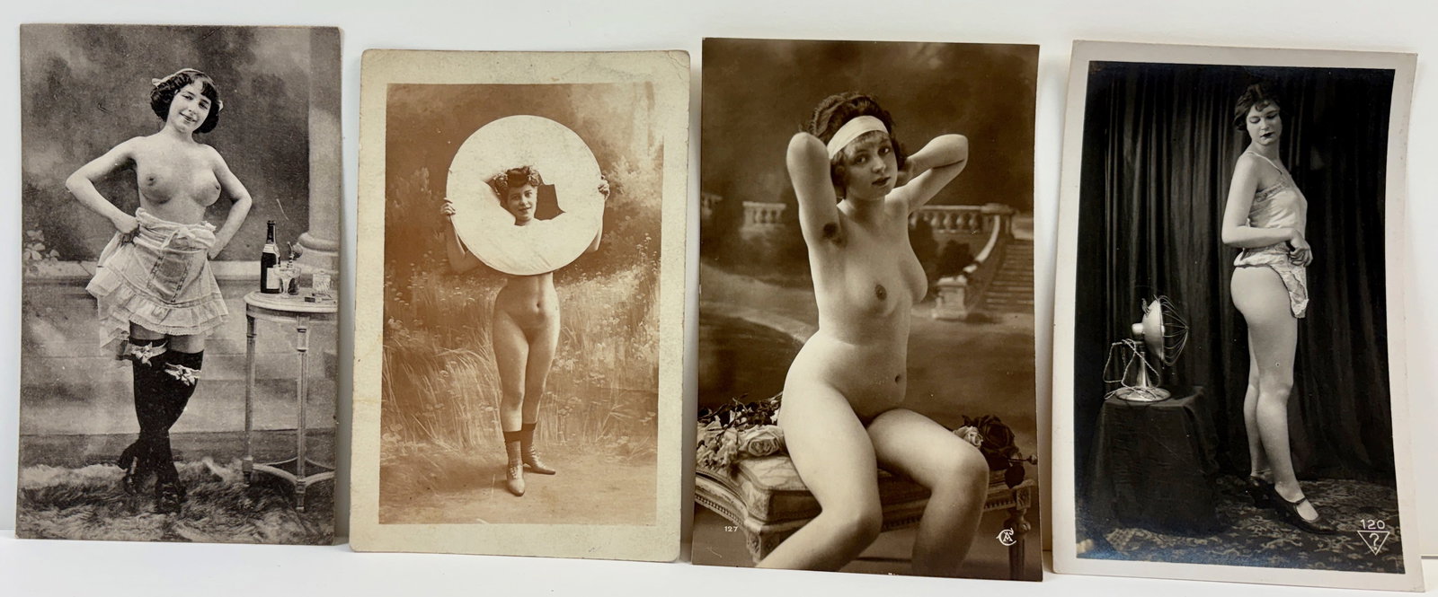 Lot of 4 Vintage Nude Gelatin Photographs (1 of 6)