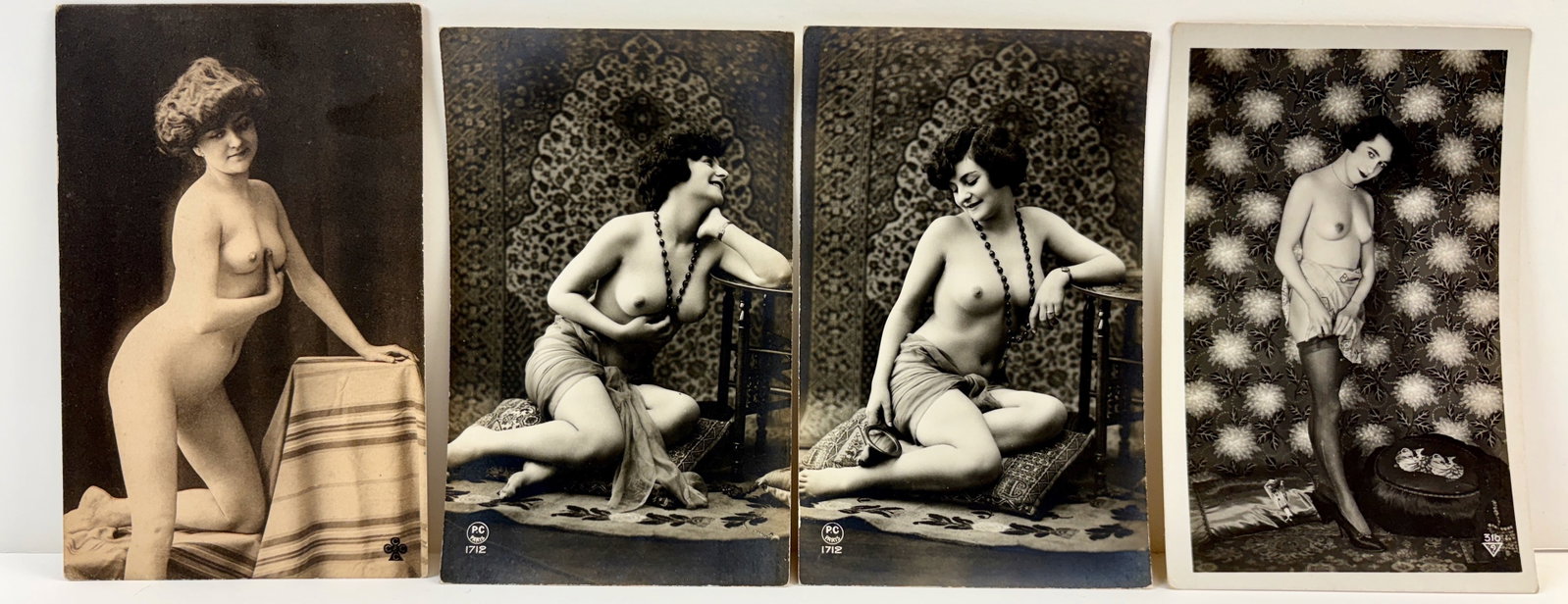 Four Vintage Nude Silver Gelatin Photographs (1 of 6)