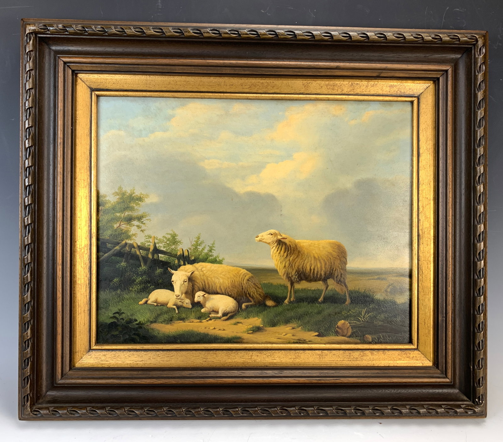 Cornelis van Leemputten Painting w Sheep (1 of 5)