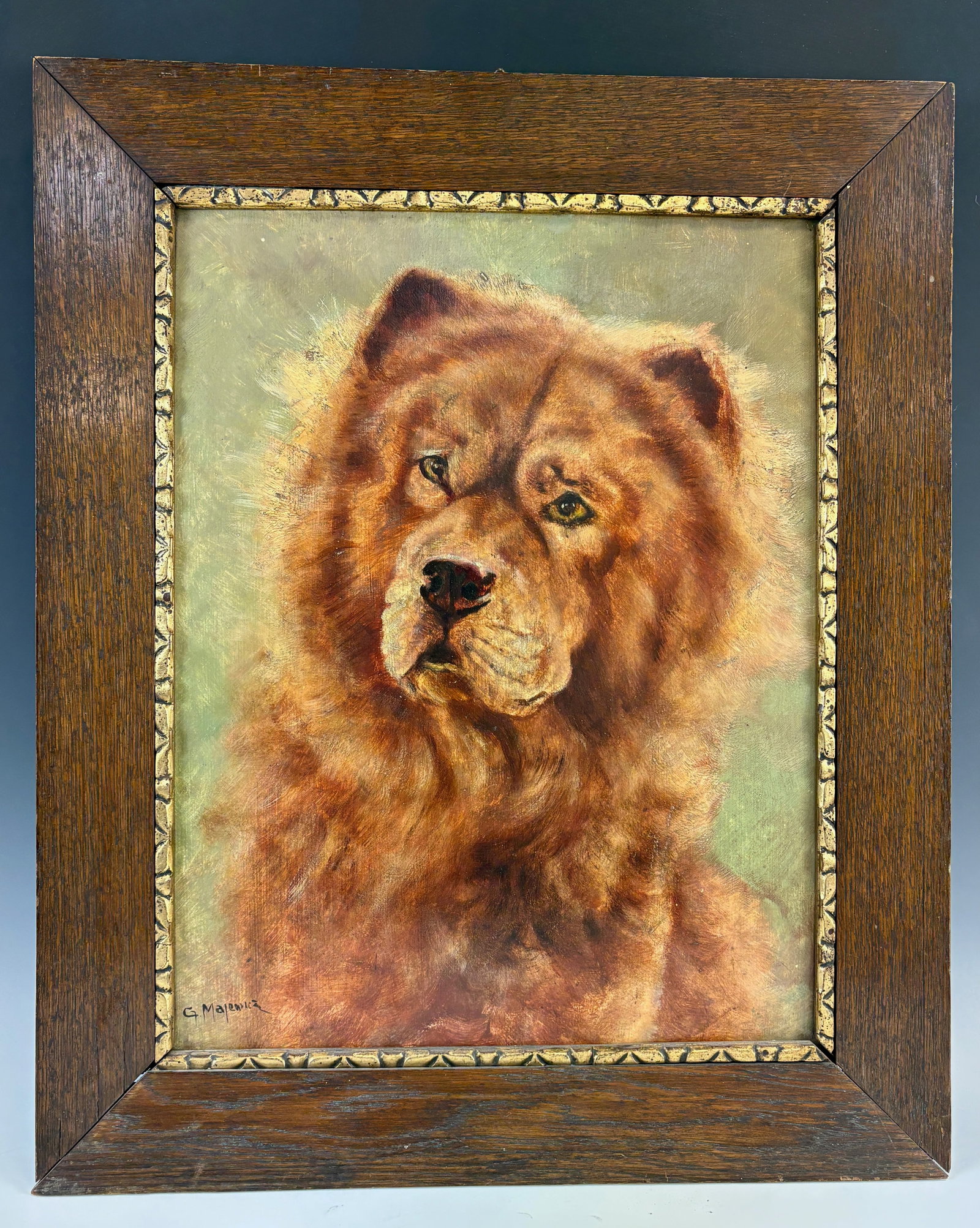 George Majewicz Dog Painting of Chow Chow (1 of 4)