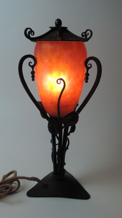 Daum Nancy Art Deco Boudoir Lamp (1 of 2)