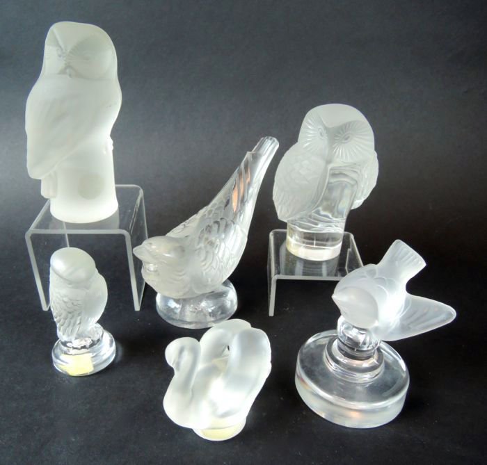 Group 6 Miniature Glass Animals 4 Lalique (1 of 1)