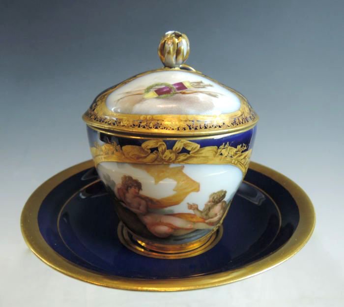 Meissen Hot Chocolate Cup & Saucer (1 of 6)