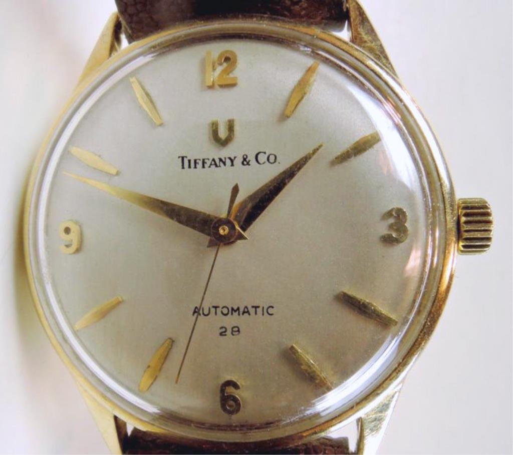 Tiffany 14K Automatic Men's Wristwatch (1 of 4)