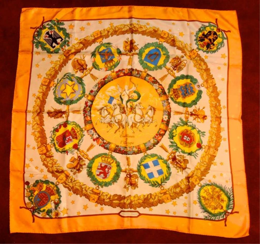 Hermes Silk Scarf (1 of 1)