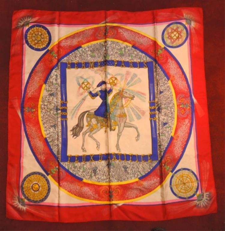 Hermes Silk Scarf (1 of 1)