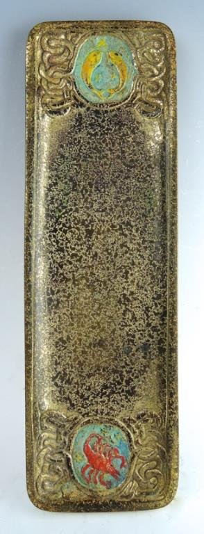 Tiffany Studios Zodiac Pen Tray with Enamel (1 of 3)