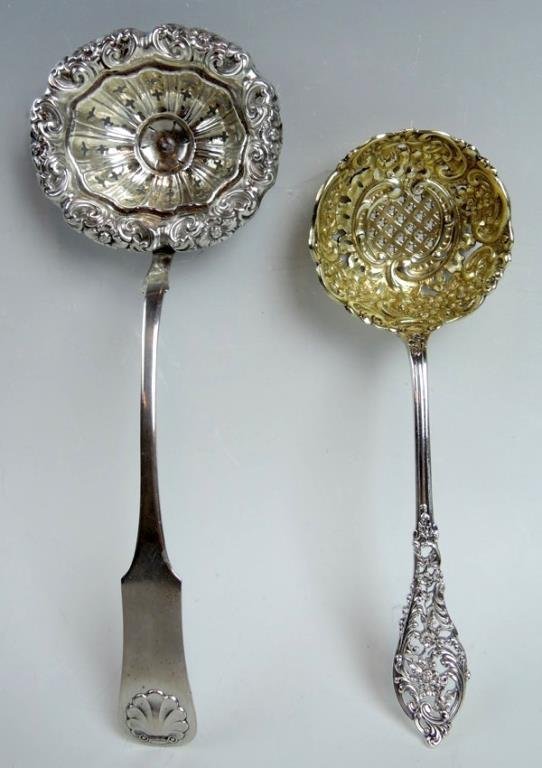 Two Sterling Silver Tea Strainers (1 of 4)