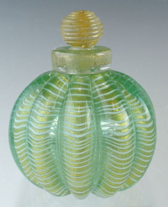 Signed Barovier & Toso Murano Perfume Bottle (1 of 2)