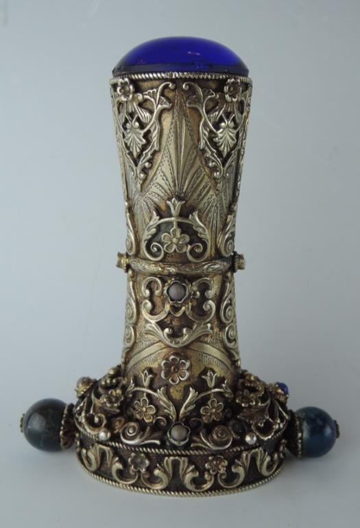 Silver Dagger Handle with Jewels (1 of 3)