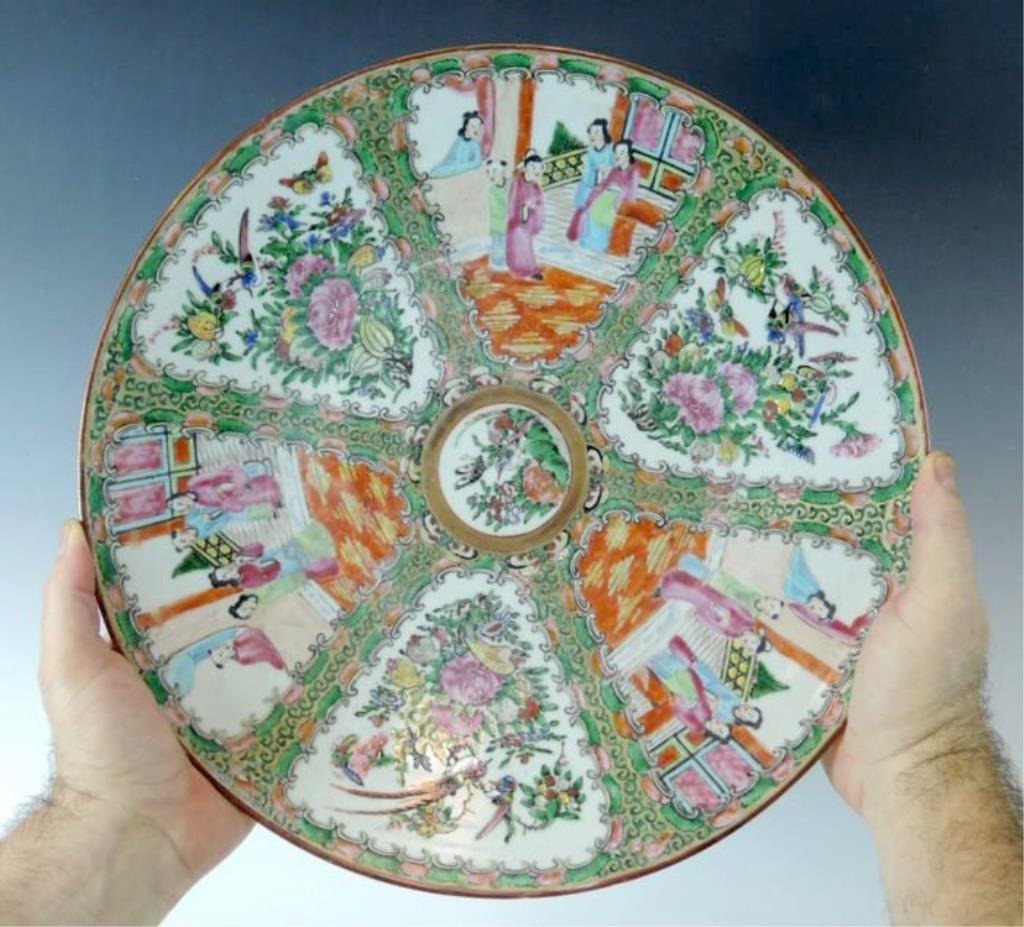 Large Rose Medallion Charger (1 of 3)