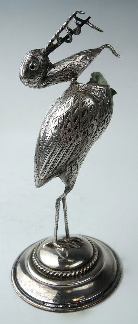 Sterling Silver Sea Bird Cigar Lighter (1 of 2)