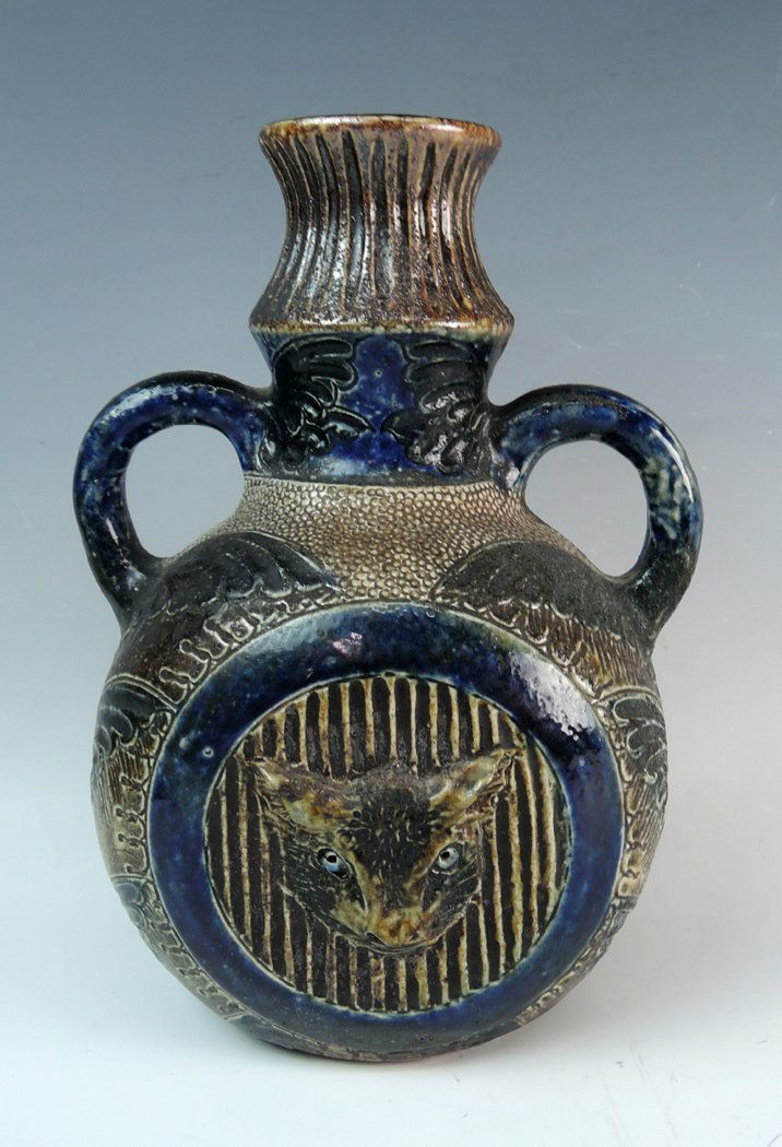 Martin Brothers "Cat" Vase (1 of 4)