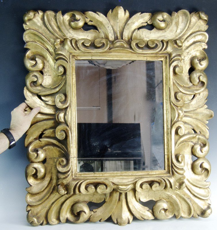 Florentine Carved Mirror (1 of 3)