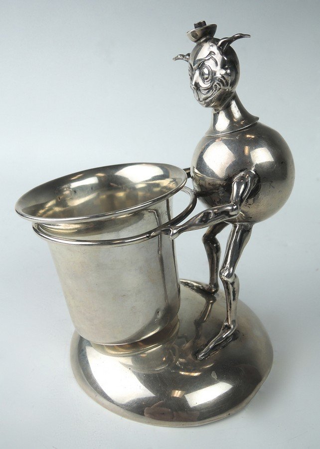 Sterling Silver Imp Figural Cigar Lighter (1 of 5)
