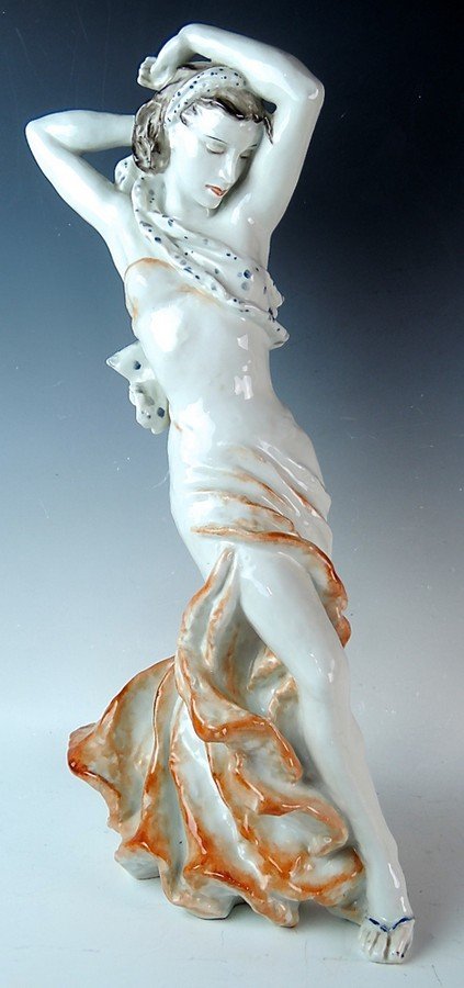 Large Rosenthal Porcelain Spanish Dancer Figurine (1 of 4)