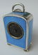 Sterling Silver & Enamel Miniature Clock in Case - 2