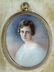 Artist Signed Miniature Portrait of a Lady - 2