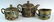 Rare Buffalo Pottery Deldare Ware Teaset - 5