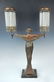 Large Art Nouveau Figural Lady Lamp - 2