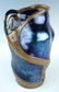 Art Nouveau Iridescent Pottery Vase w Overlay - 2