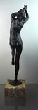 Louis Delapchier Bronze Nude Danseuse (Dancer) - 2