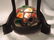 Large Austrian Chunk Jewel Leaded Lamp - 4