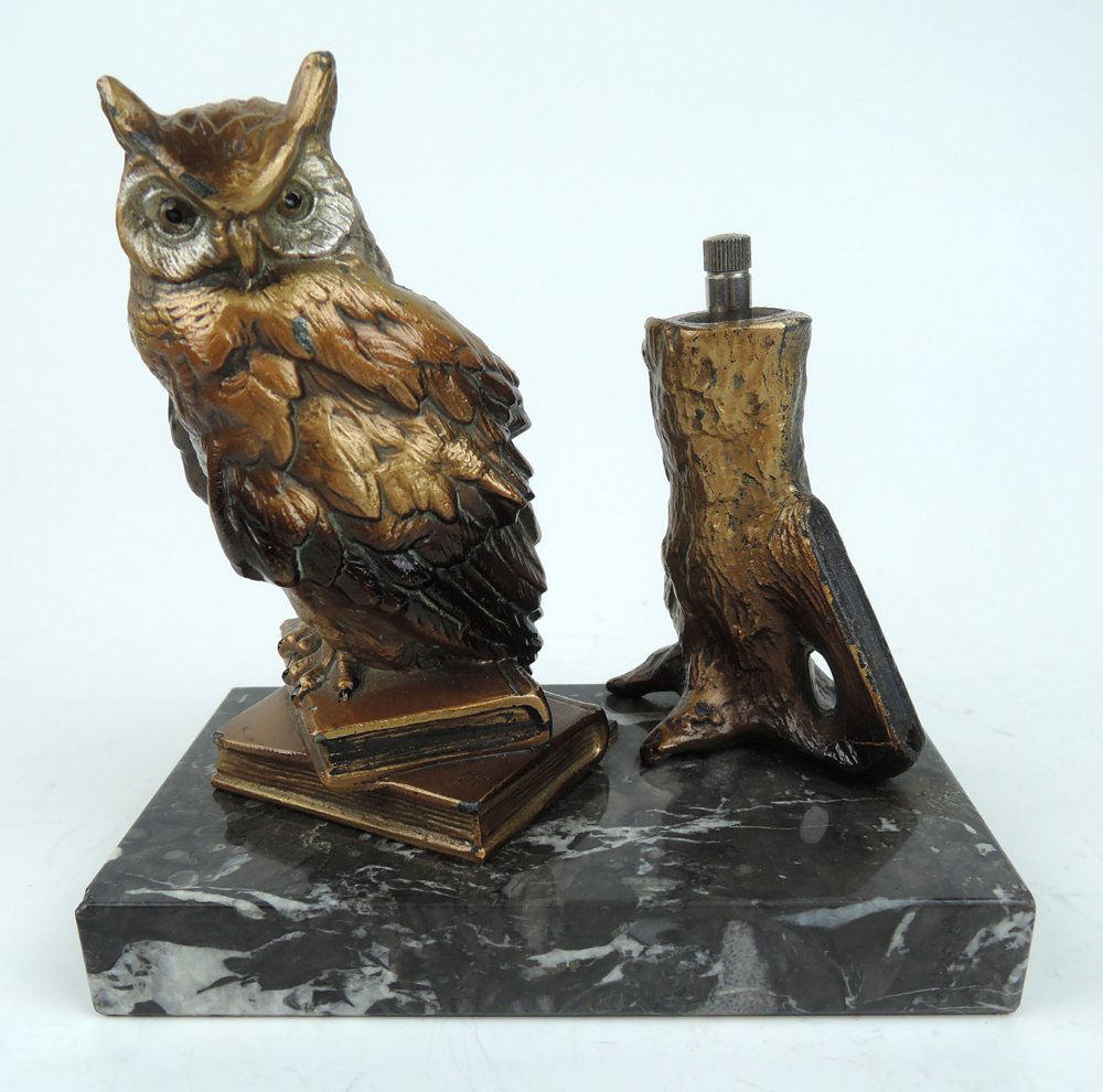Owl Cigar Lighter sgd Nam Greb (Bergman) Geschutzt (1 of 3)