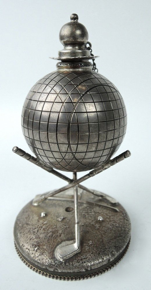 Sterling Silver Golf Cigar Lighter (1 of 3)