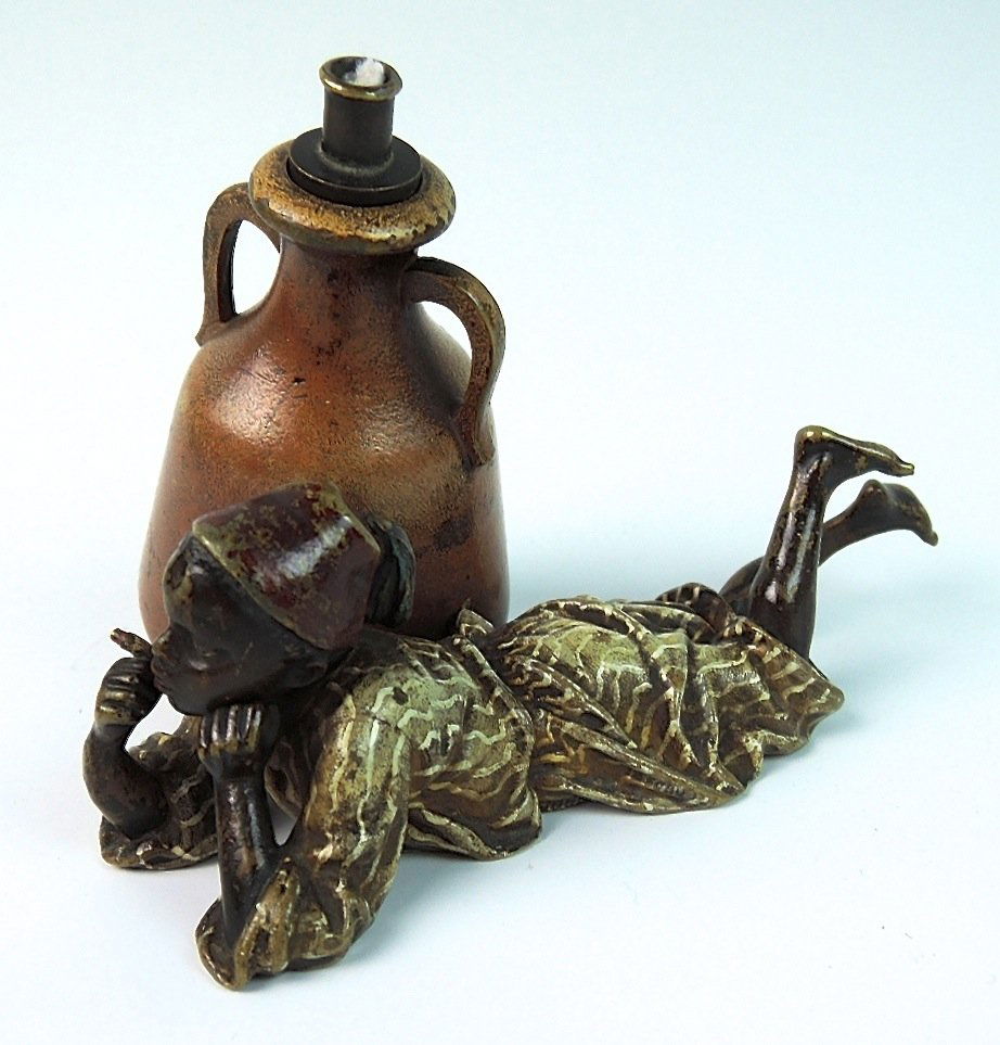 Vienna Bronze sgd Bergman Geschutzt Cigar Lighter (1 of 4)