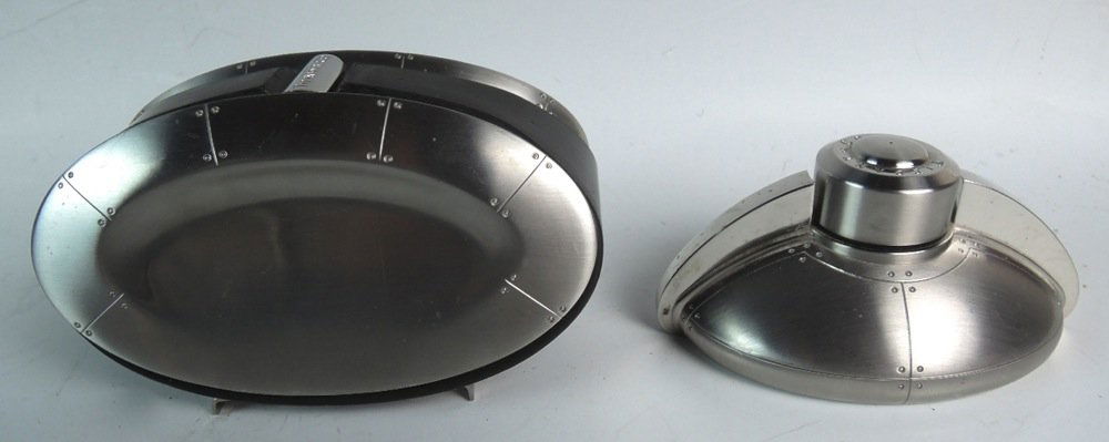 Modernist Tiffany & Co Inkwell & Blotter (1 of 5)