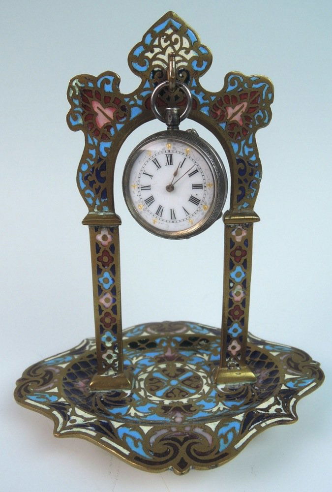 French Enamel Watch Holder (1 of 2)