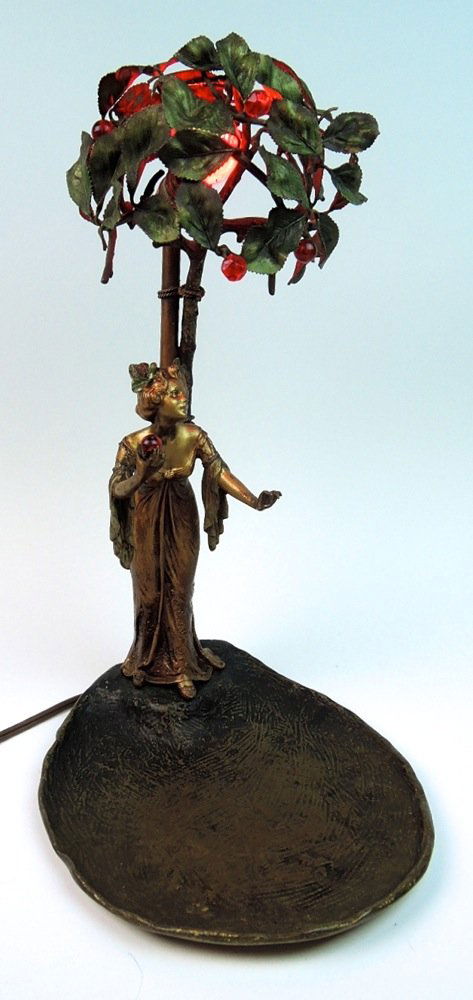 Bergman Vienna Bronze Figural Lamp sgd Nam Greb (1 of 6)