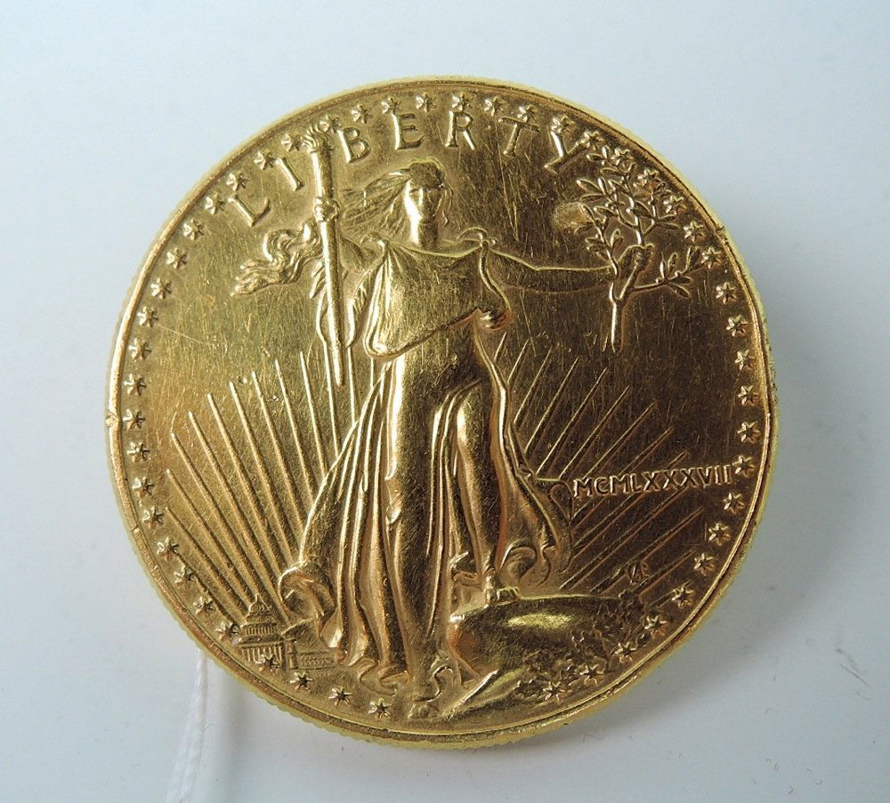1987 Gold American Eagle $50 Coin (1 of 2)