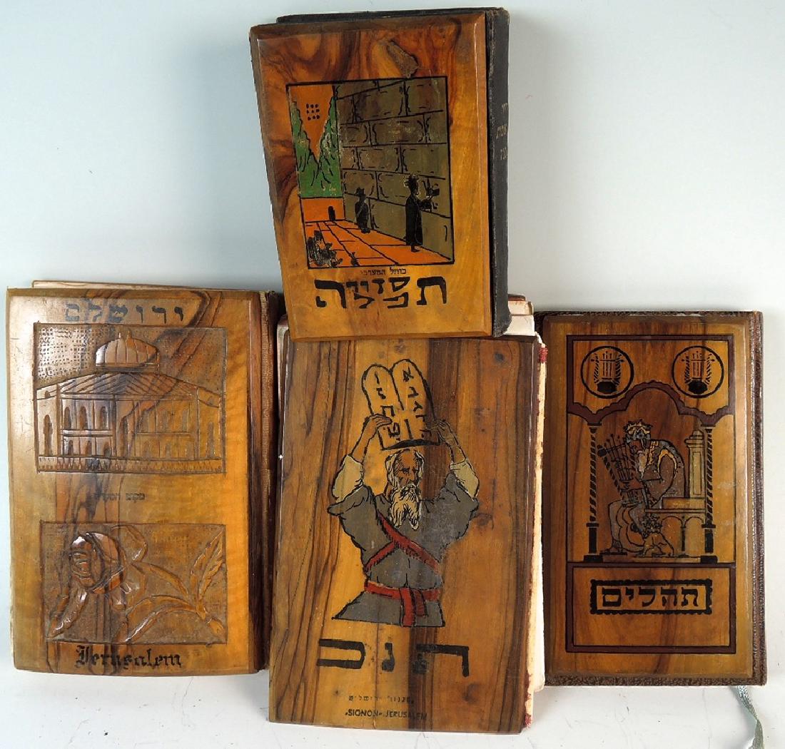 Set of 4 Antique Judaica Prayer Books (1 of 1)