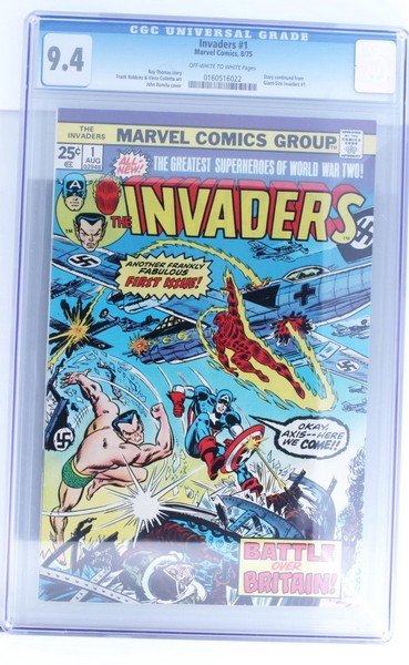 Vintage Comic Book Certified & Encased by CGC INVADERS (1 of 1)