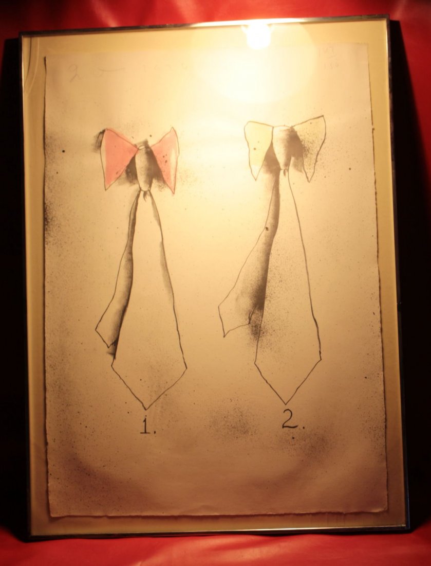 Vintage Framed Original Pencil Signed Lithographic (1 of 4)