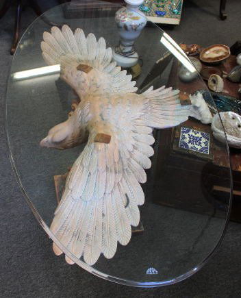 Italian Antique (6-pc Set) Natural Pink Salmon Marble: Free-50% Discounted International & Domestic Shipping Promotion (Inquire) Rare Set of 6 Italian Antique Natural Pink Salmon Marble Eagles on Mounts Eagle Mounts: 39.00Wx21.50Hx20.00D inches (approx) 1